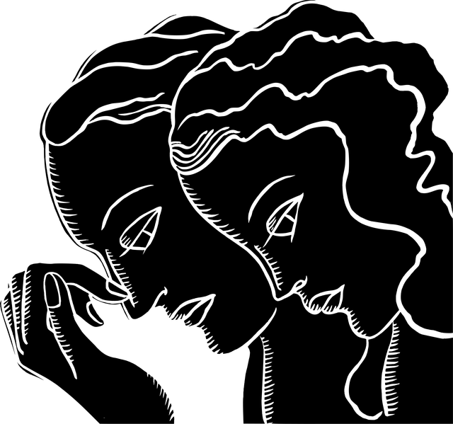 2 traurige Frauen