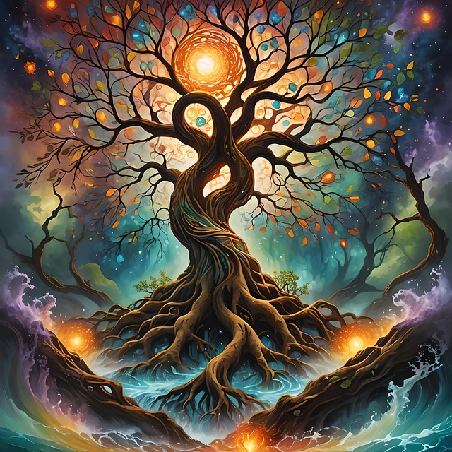 Ein surrealer Baum