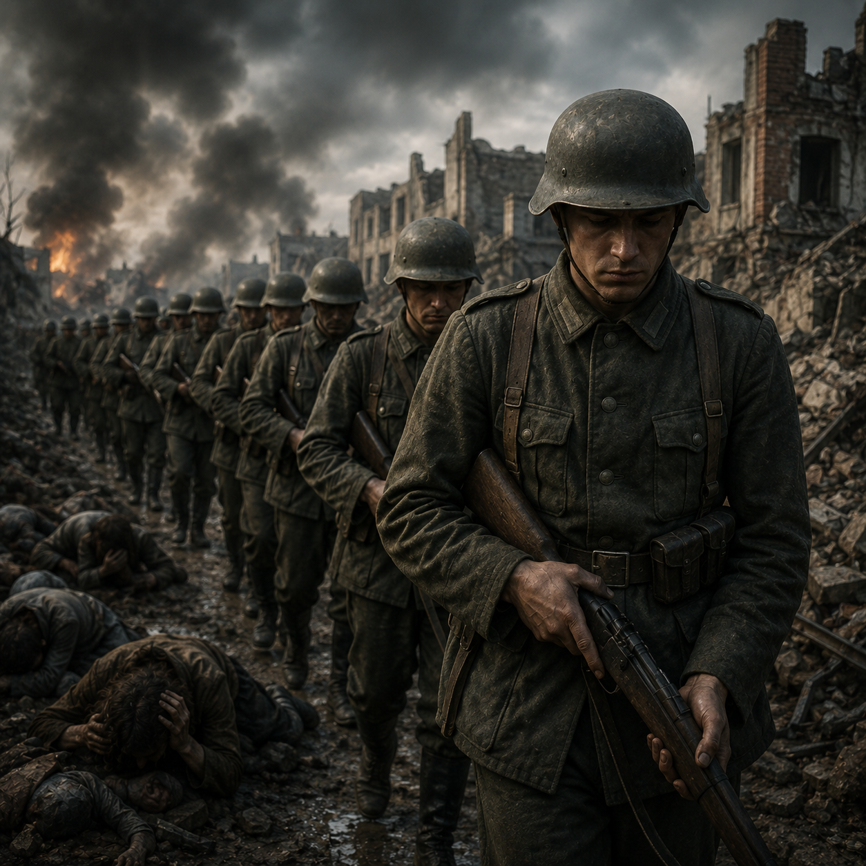 Pflichtbewusste Soldaten